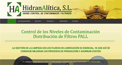 Desktop Screenshot of hidranalitica.com